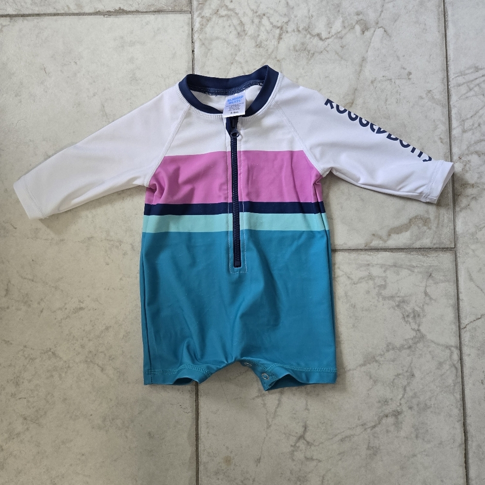 Ruggedbutts One Piece Long Sleeve Rash Guard